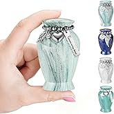 Kagrec Small Urns for Human Ashes Keepsake Marble Pattern Mini Cremation Urn for Human Ashes for Women Memorial Gift-Sage Green