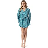 Jessica Simpson womens Aurella Ruffled Long Sleeve Button Front Romper Standard