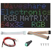 Waveshare RGB Full-Color LED Matrix Panel, 2.5mm Pitch, 64&times;32 Pixels, Adjustable Brightness, GOB Version