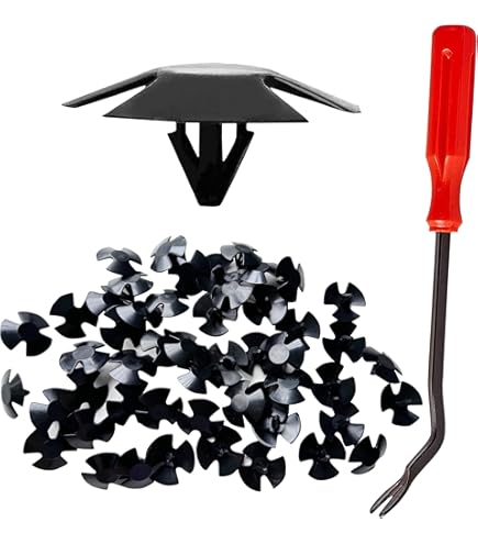 GOOACC 50Pcs Hood Insulation Retainer Clips Replacement For Grand Cherokee Dodge Ram Chrysler Pt Cruiser Plymouth Laser Neon Oem 4878883aa