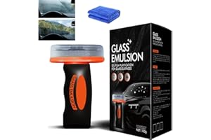 Q4 Glass Guard - Q4 Glass Cleaner, Automotive Oil Film Cleaning Brush, Car Window Cleaner, Glass Handle Oil Film Remover for 