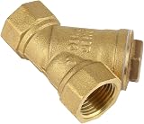 Akozon 1/2" BSPP Brass Y Strainer Filter Valve Connector for Water Oil view 9
