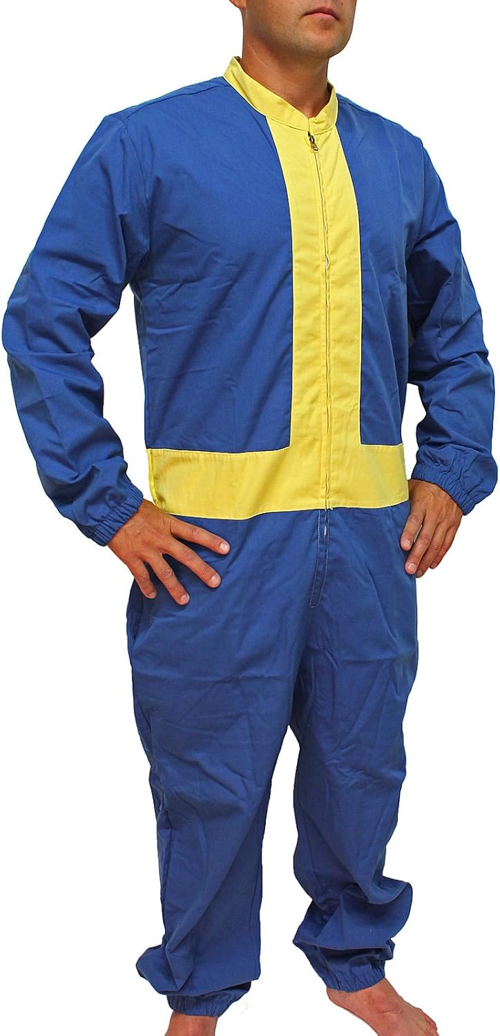 Fallout 4 Men's Vault Boy 111 Overall Cosplay Costume (L/XL) Amazon.de