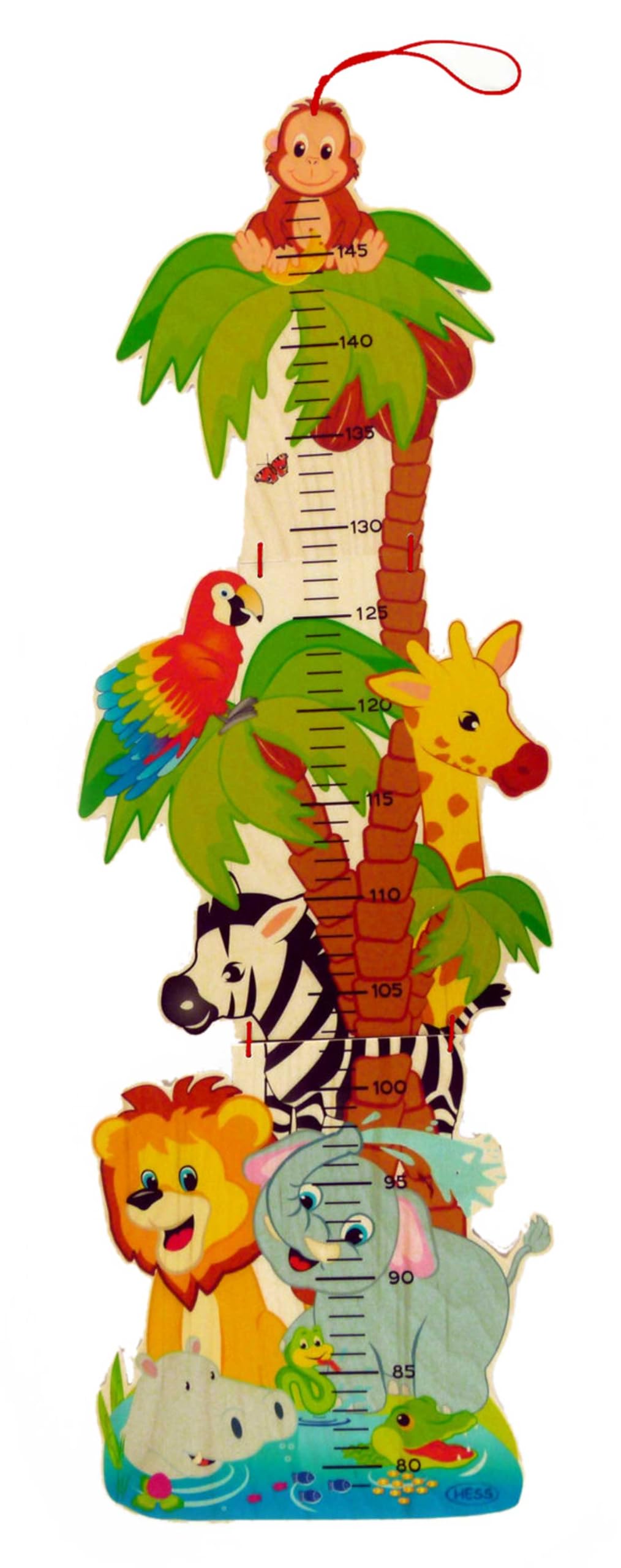 Hess Jungle of wood Height chart