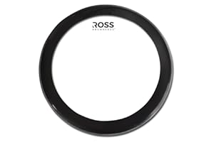 ROSS RD1 22" Clear Bass Drum Head with Sound Control Ring, Single Ply 10 Mil