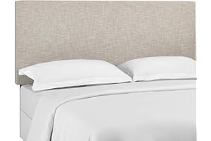 Modway Claire Linen Fabric Upholstered King and California King Headboard in Beige
