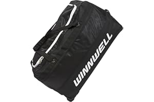 Winnwell Hockey Wheel Goalie Bag - Large Equipment Bag with Wheels to Store Goalie Gear - Made for Ice & Field Hockey Goalies