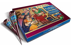 OCTAZI 12 Pack of Cones 100% Natural Ready to Use Henna Paste Hair Color Hair Dye Cones