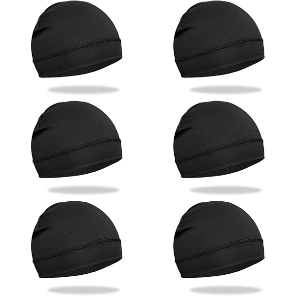 Skull Cap Helmet Liner Beanie Fits Under Helmets Cooling Mesh Cycling Running Ha - Foto 4