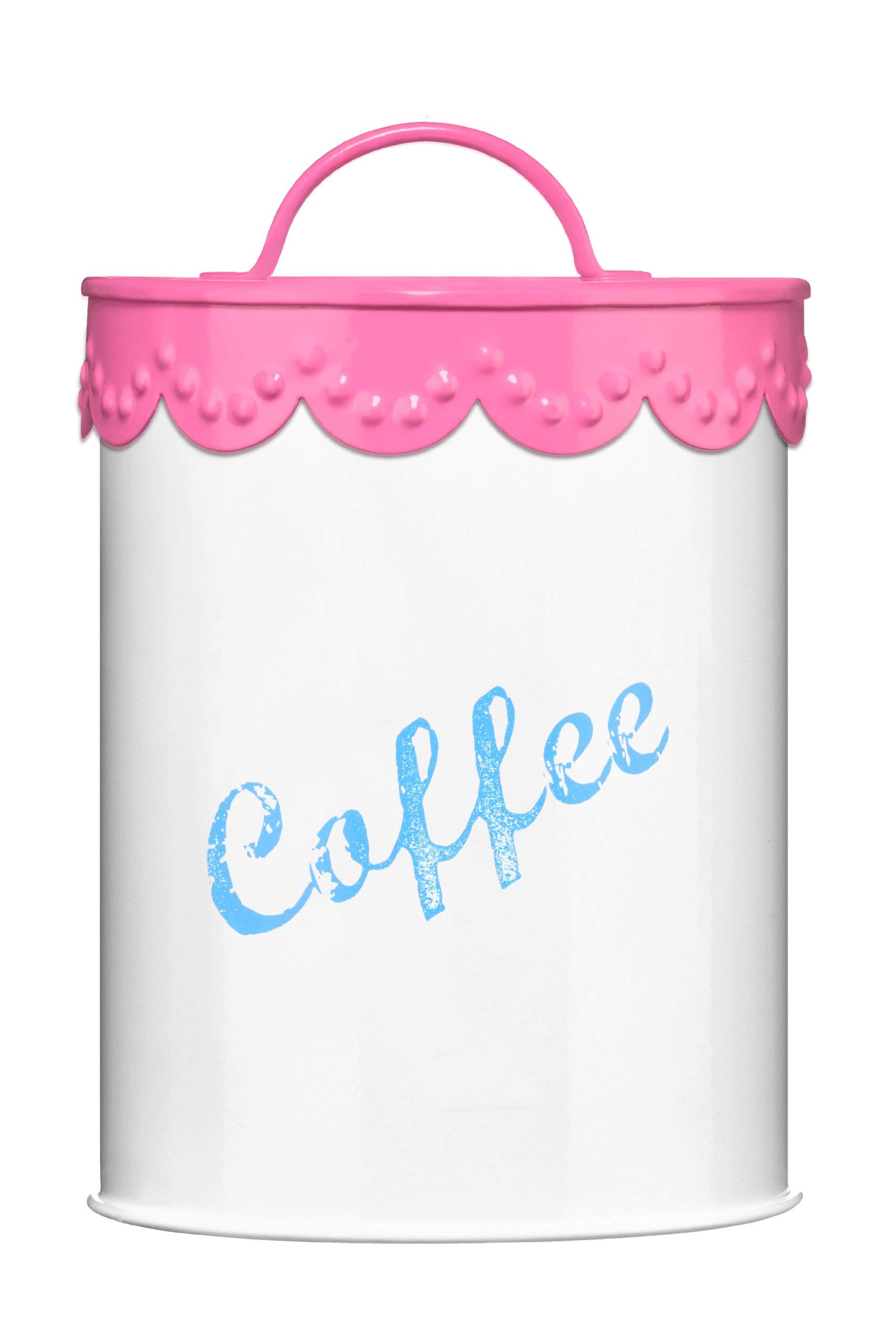 Premier Housewares Pink Lace Coffee Canister