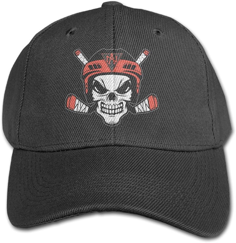 Shiningstar Kids WCOH Team NA Ice Hockey Helmet Skull Classic Baseball Cap