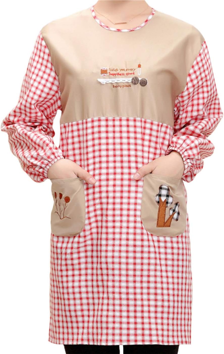 with Sleeves Kitchen Aprons Anti-dress 