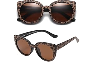 PolarSpex Toddler Sunglasses – Polarized UV Protection Cat Eye Sunglasses with Unbreakable Frame for Girls Age 2-8