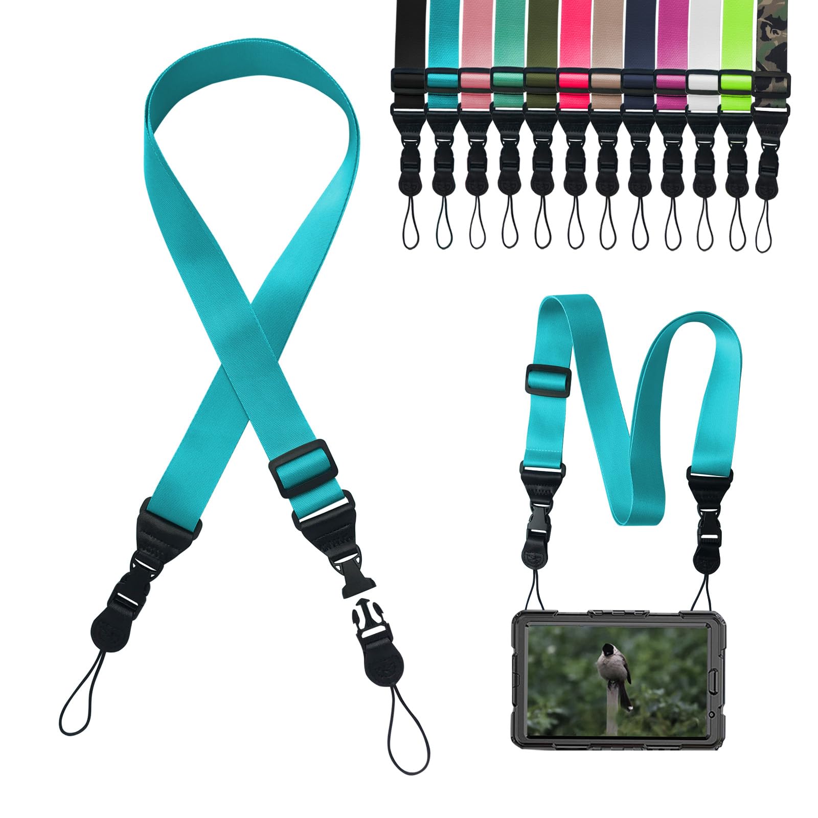 Gowjaw Adjustable Shoulder Strap, iPad Strap Nylon Neck Lanyard