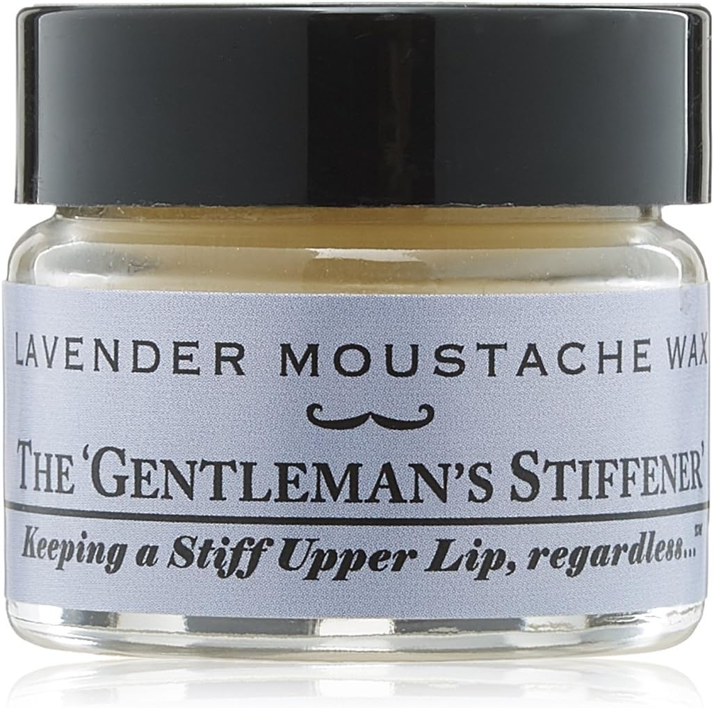 Captain Fawcett Lavender Moustache Wax 15ml, Firm Hold Moustache Styling Wax for Men