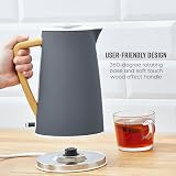 Swan Nordic Cordless Jug Kettle 1.7L 3KW Grey with Fast Boil Tech view 4