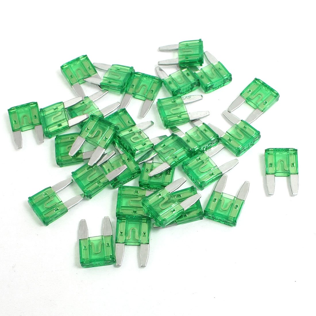 Amazon.com: uxcell 30 Pcs 32V 30A Car Truck SUV Blade Fuses Green:  Automotive