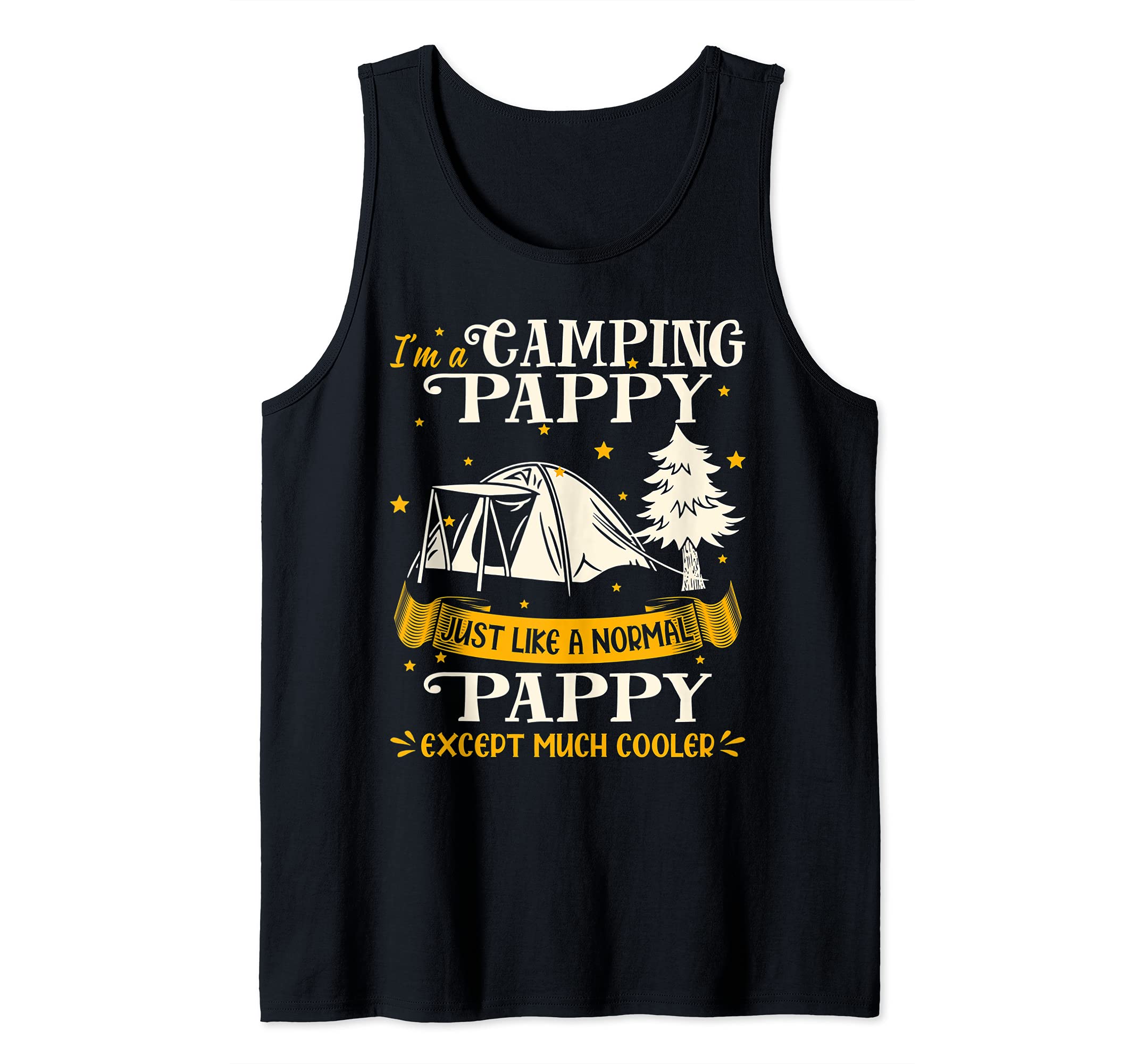 Camping Pappy Much Cooler Gift For Pappy Tank Top