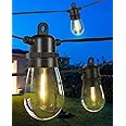 DGE Outdoor Long LED String Lights 96FT Patio String Light Shatterproof & Waterproof IP65, 18 AWG UL Listed Wire Bright String Light for Patio, Backyard, Gazebo, Porch, Wedding Party