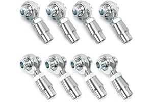 FQRANBO 3/4'' Heim Joints Rod End Kit, 750” Chromoly Panhard kit Right and Left Hand Thread with Tube Adapter and Jam Nut for Steering Kit, Suspension, Traction Bars (4 Pair)