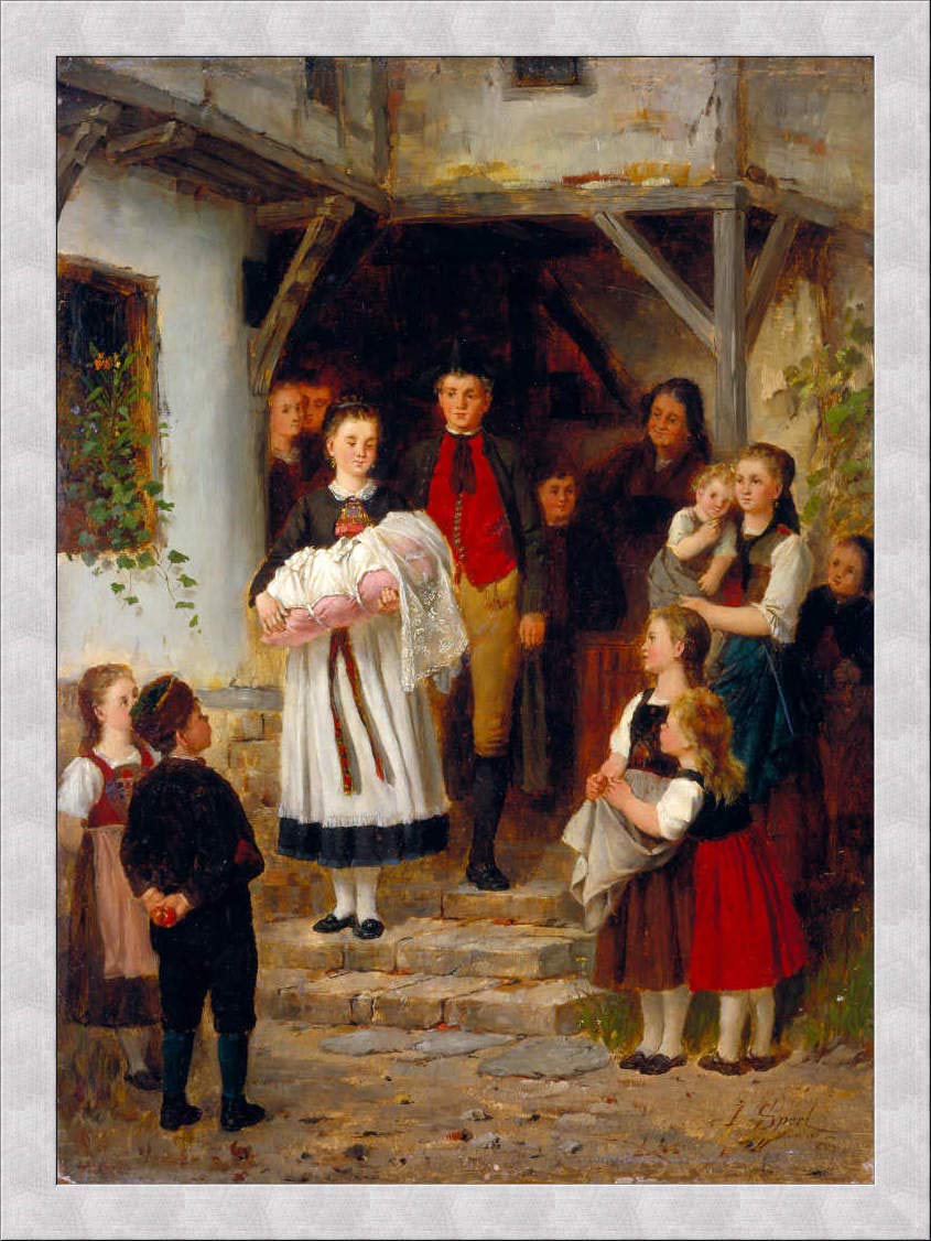 kunst für alle Bild mit BilderRahmen Johann Sperl Der