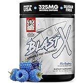 Old School Labs | Blast X Advanced Pre Workout Powder, Intense Energy Booster Preworkout for Men & Women- Blue Raspberry, 20 Servings