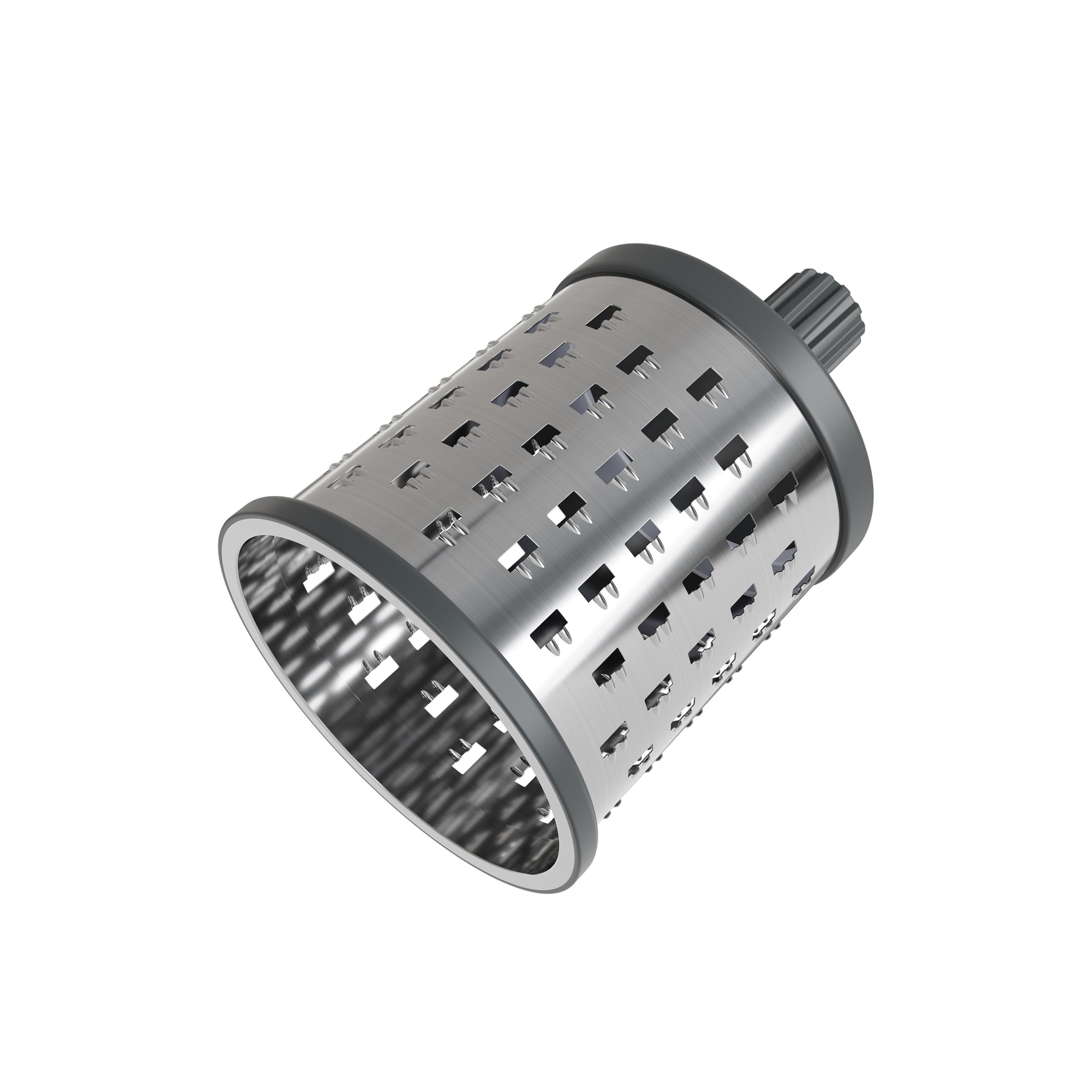 Zyliss Universal Drum Grater, Stainless Steel, Grating Apples, Cereals, Granola, for Use with Zyliss Rotary Cheese Grater