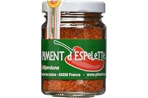 BIPERDUNA Piment d'Espelette - Red Chili Pepper Powder from France 1.41oz