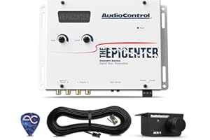 AudioControl The EPICENTER Bass Restoration Processor, Car Audio Bass Booster Expander with Remote (White)