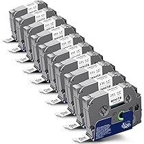 Ipショット10袋 Amazon.com: Labelwell TZe TZ Tape 12mm 0.47 Inch Laminated