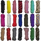 21 Colors Paracord (10FT Each Color), 550lb