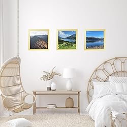 JCJMY 6x6 Picture Frame Gold for Wall Hanging or