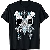Disney Frozen Elsa & Anna Snowflake Boho Silhouettes T-Shirt