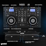 Gemini Sound CDM-4000BT Stand Alone DJ Media Player Mixer Bluetooth Dual Deck view 8
