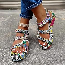 Gibobby Sandals for Women Wide Width,Open Toe Slip