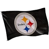 Team Sports America NFL Pittsburgh Steelers 3 x 5 Outdoor Durable Flag with Grommets | Heavy Duty Flag & Banner for Outdoor Garden Patio | Indoor Wall Decor | Works with Flag Poles for House