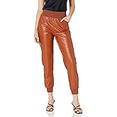 Kendall + Kylie Womens Vegan Leather Jogger