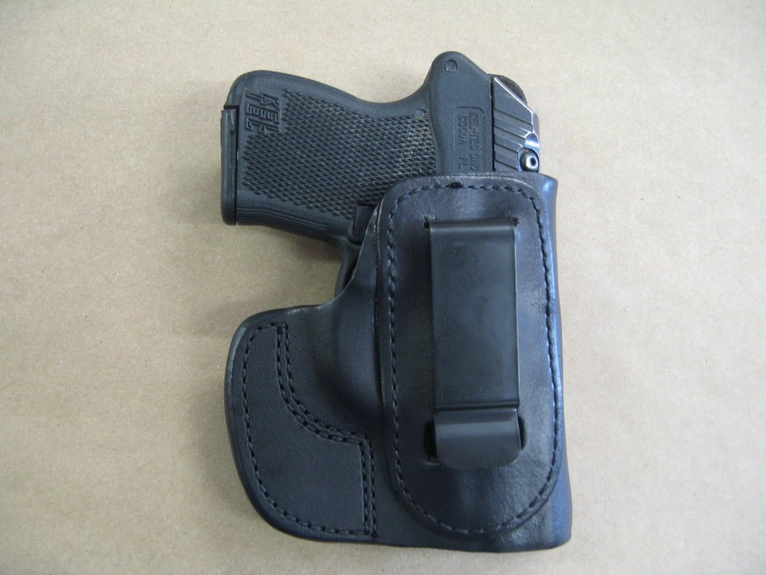 Amazon Com Taurus 738 Tcp 380 Iwb Waistband Molded Leather Concealed Carry Holster Ccw Black Rh Sports Outdoors