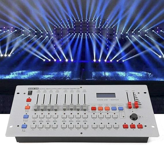 Contrôleur DMX Portable 48 Canaux - Console Mini Pour éclairage Scène, DJ, Spectacles