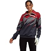 ACEGOLFS Womens Quarter Zip Golf Sweatshirts Casual Long Sleeve Turtleneck Pullover Sweaters Loose Printed Ladies Workout Top
