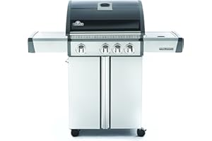 Napoleon T410SBNK-OB-A Triumph 410 Natural Gas Grill with Side Burner and Cover