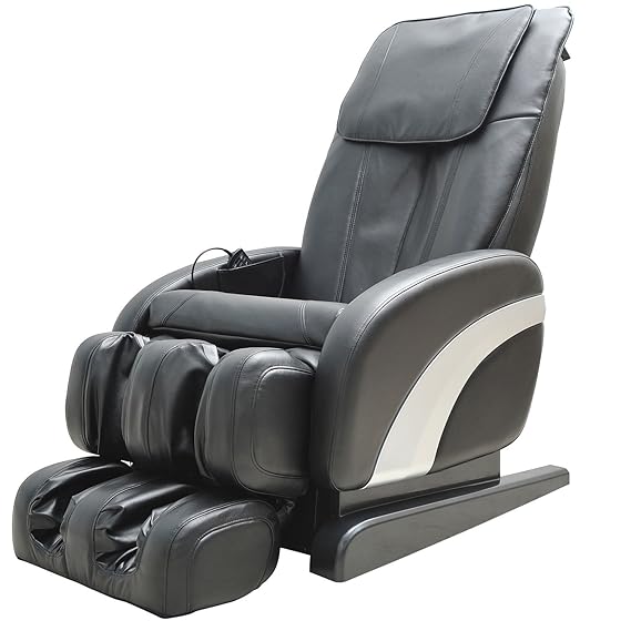 Luxury Reclining Leather Massage Chair Heat Armchair
