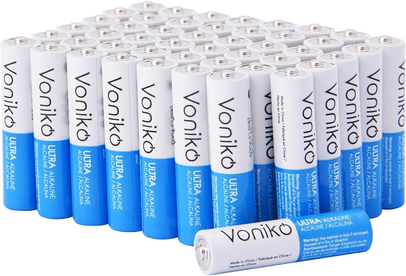 VONIKO - Premium Grade AA Batteries - 24 Pack - Alkaline Double AA Battery - Ultra Long-Lasting, Leakproof 1.5v Batteries - 10-Year Shelf Life: Electronics