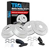 TRQ Front and Rear Performance Brake Pad & Rotor