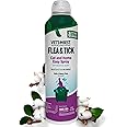 Vet’s Best Flea & Tick Flea and Tick Cat Easy Spray – Cotton Spice Scent – Natural Flea & Tick Prevention – Kills Fleas & Ticks for Cats – 14oz