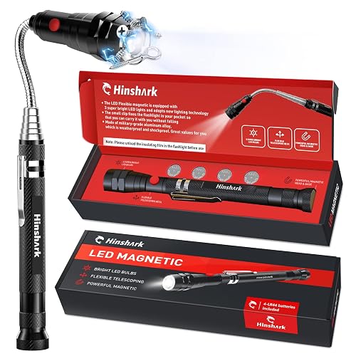 Hinshark Gifts for Men Him Dad, LED Magnetic Tool, Gadgets Birthday Secret Santa Christmas Stocking Fillers Gifts for Men Who Have Everything