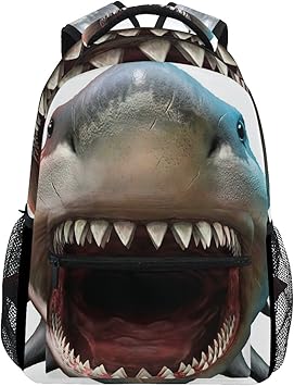 shark mouth backpack