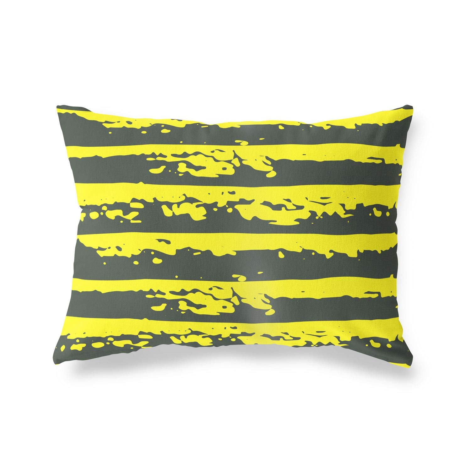BonaMaison Decorative Cushion Cover, Neon Yellow-Fume Throw Pillow Covers, Home Decorative Pillowcases for Livingroom, Sofa, Bedroom, Size: 45X60 Cm - Designed and Manufactured in Turkey