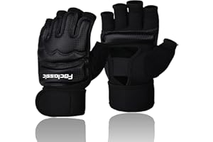 FOCLASSIC Kickboxing Sparring Gloves MMA Gloves Boxing Gloves for Men Women Kids Half Finger Punching Bag Gloves Fighting Gloves for Men Women Boxing Training