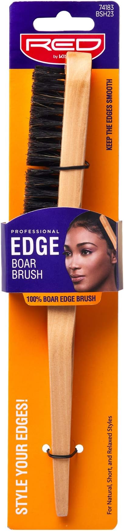 Red by KissProfessional Edge Boar Brush #BSH23
